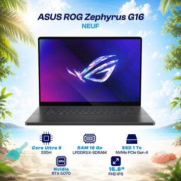ASUS ROG Zephyrus G16 GU605CP - Core Ultra 9 285H NVIDIA RTX 5070 8GB