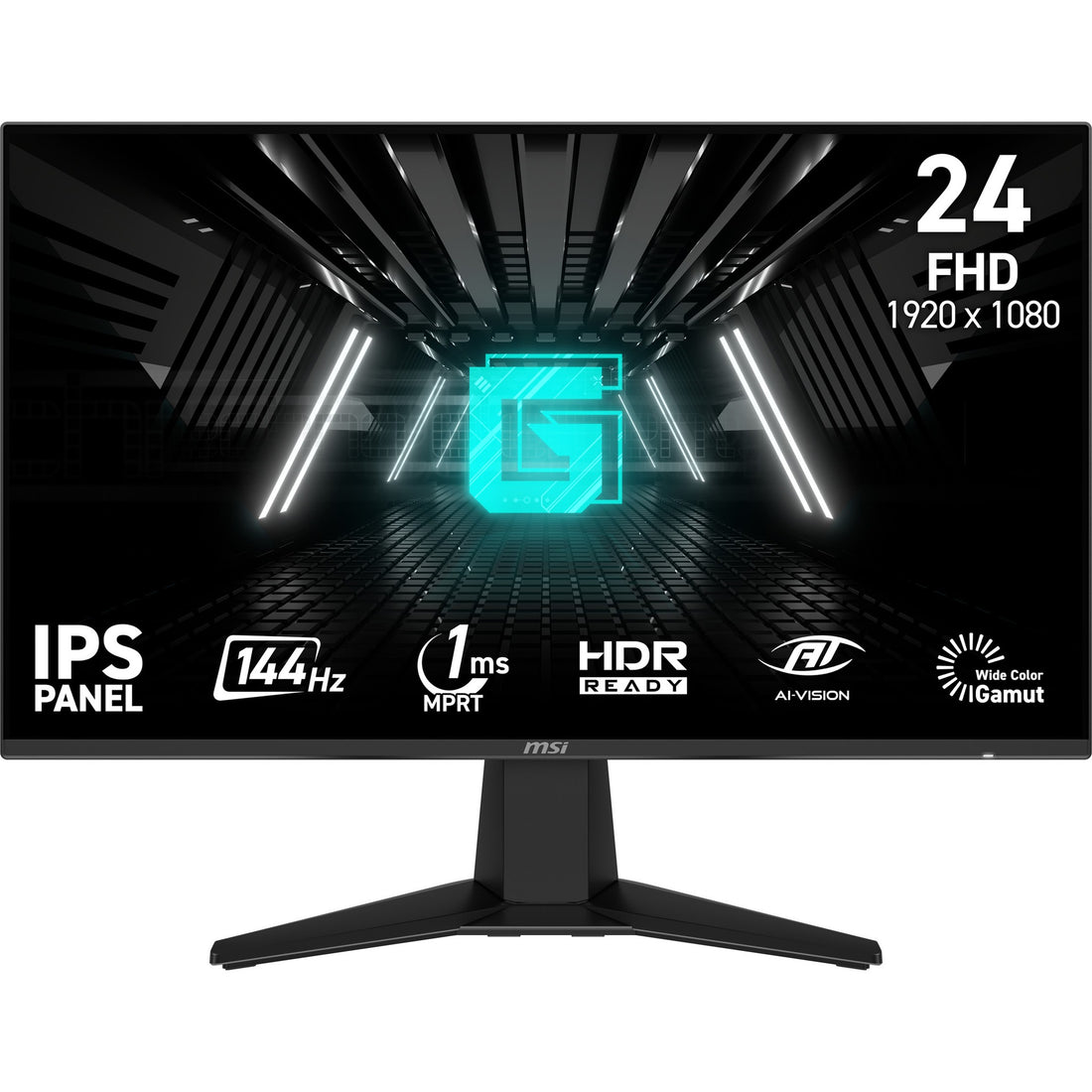 Moniteur MSI G242L E14 LCD 14" FHD VA 144Hz au Maroc - vue principale