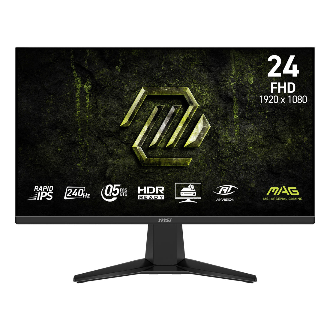 Moniteur MSI MAG 245F X24 LCD 24" FHD VA 240Hz au Maroc - vue principale