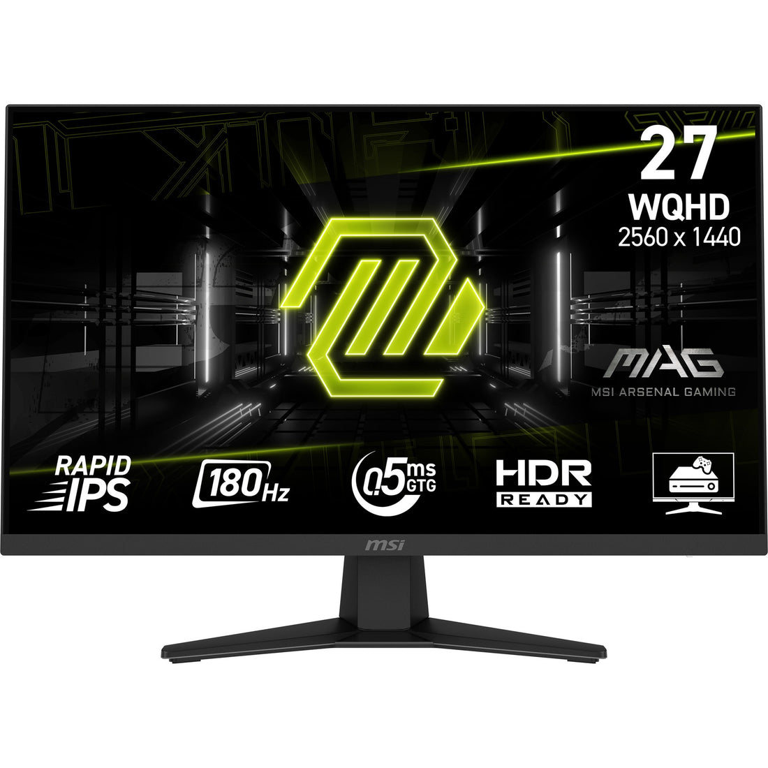 Moniteur MSI MAG 274QF LCD QHD VA 180Hz au Maroc - vue principale
