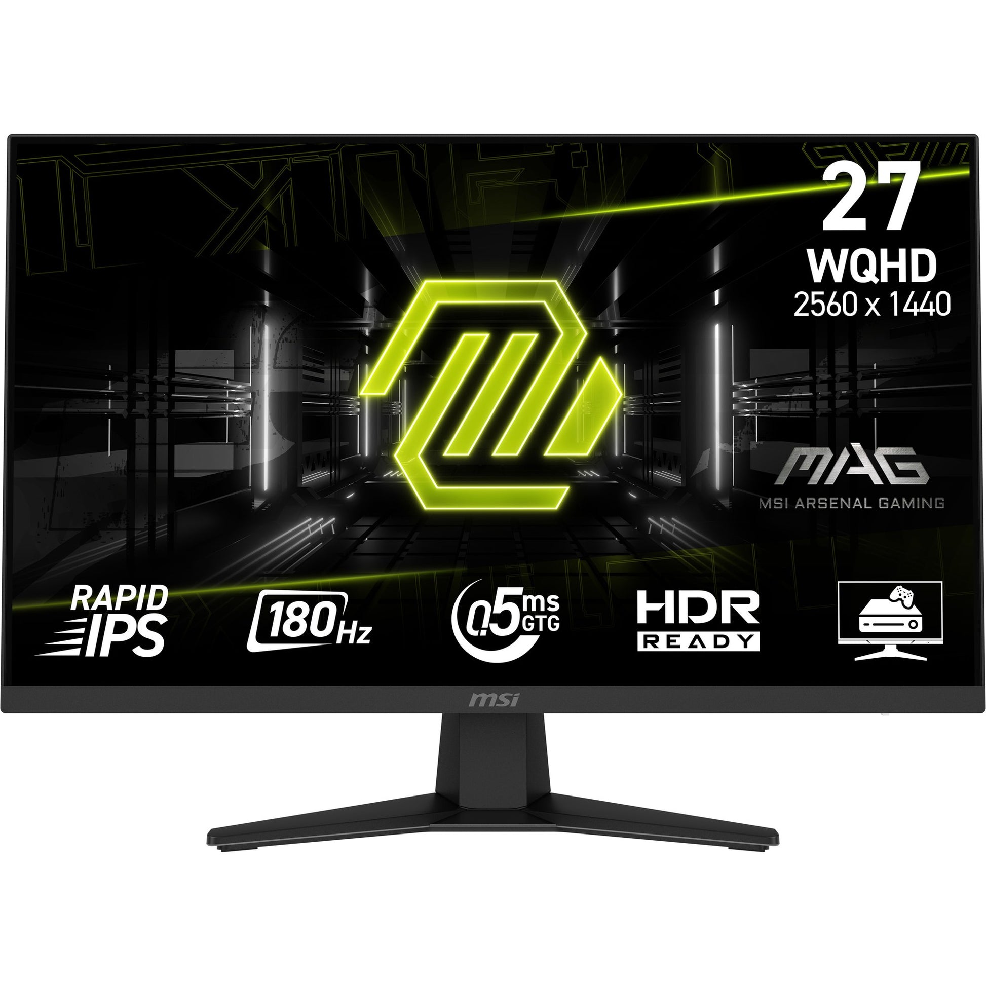 Moniteur MSI MAG 274QF LCD QHD VA 180Hz au Maroc - vue principale