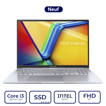 Asus Vivobook 15 Core i3 13ème Gen