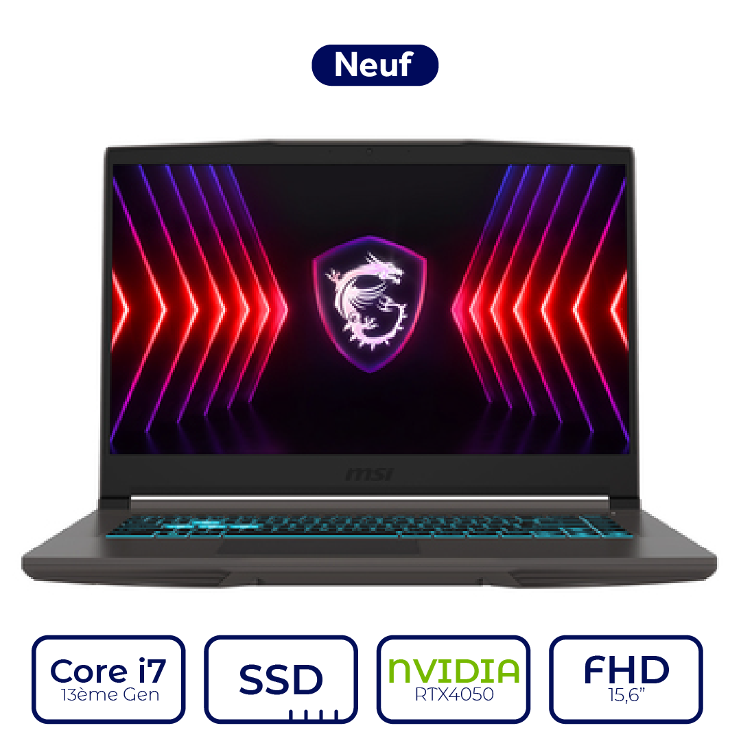 MSI THIN B13VE 2473XMA Intel Core i7 13ème Gen RTX4050