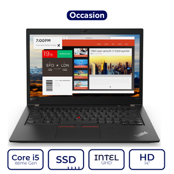 Lenovo ThinkPad T480s Intel Core i5 8ème Gen