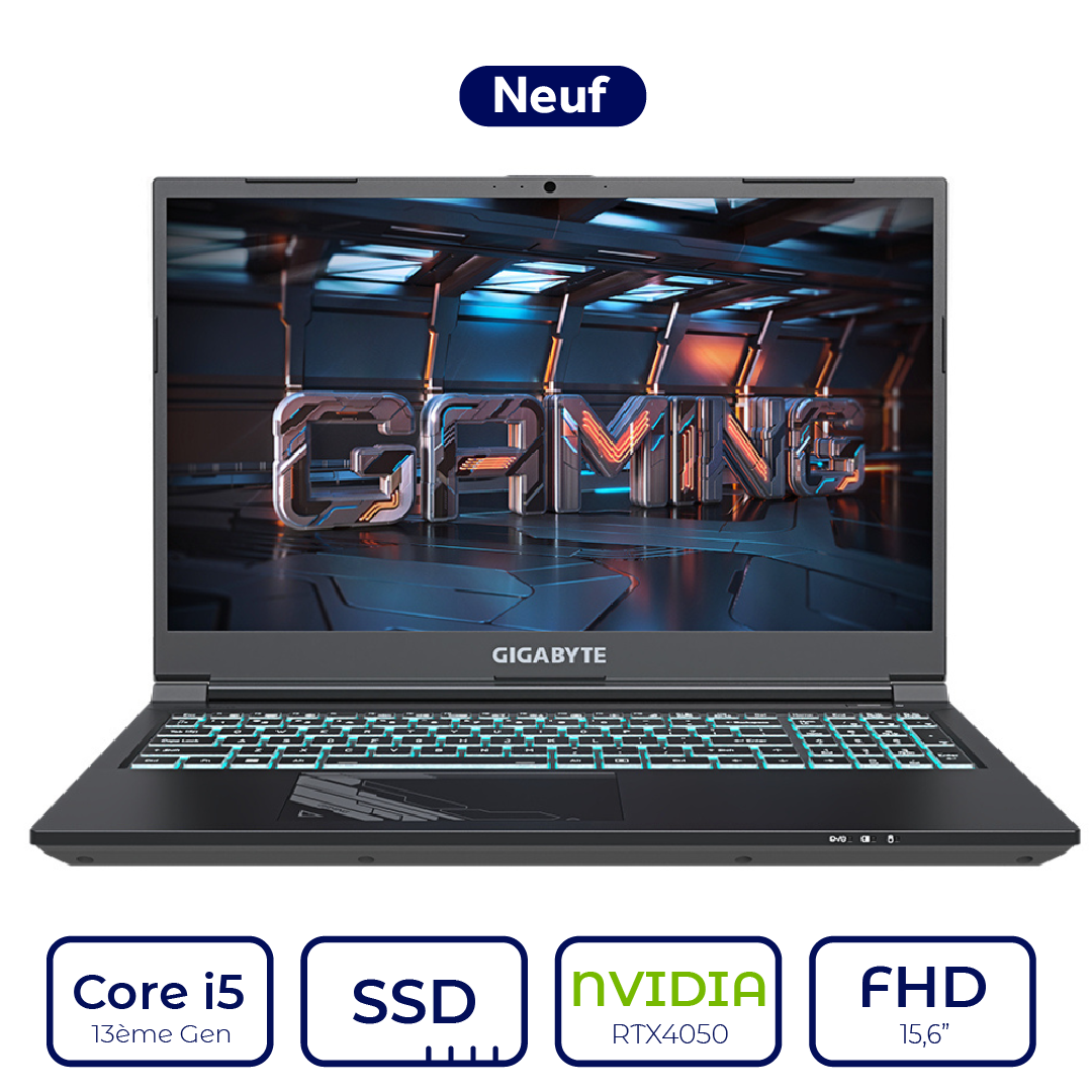 Gigabyte G5 MF5 52ES353SD Intel Core i5 13ème Gen  RTX4050 6GB