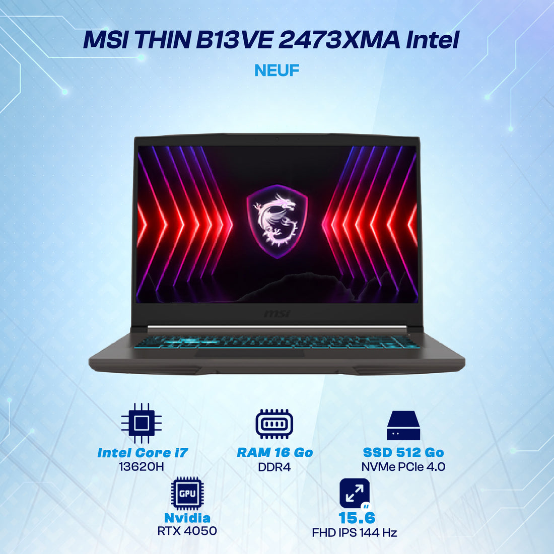 MAYDAN Laptop Creative 2026-09-29 - B13VE-2473XMA