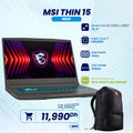 MSI THIN 15 Intel i7 13ème Gen RTX 4050 6GB | Prix Maroc
