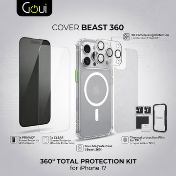 Goui Beast 360° MagSafe - Kit de protection iPhone 17 Series