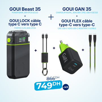 Pack Beast 35 avec GAN 35 avec Lock Câble avec Flex Câble