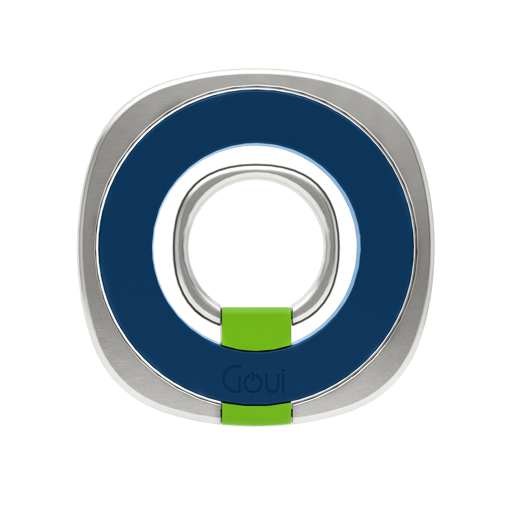 Goui Ring Magnétique - Bague de téléphone - Bleu