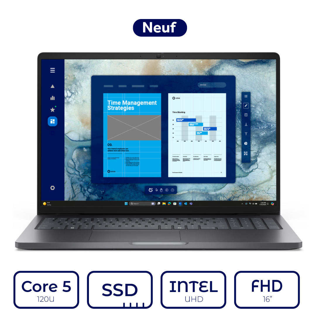 Dell Pro 16 PC16250 Intel Core 5-120U