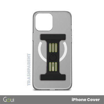 Goui Coque iPhone Transparente avec MagSafe + Strap