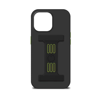 Goui Coque iPhone Pierre noir avec MagSafe + Strap