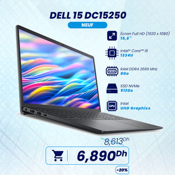 Dell 15 DC15250 Core i5 13ème Gen | Prix Maroc