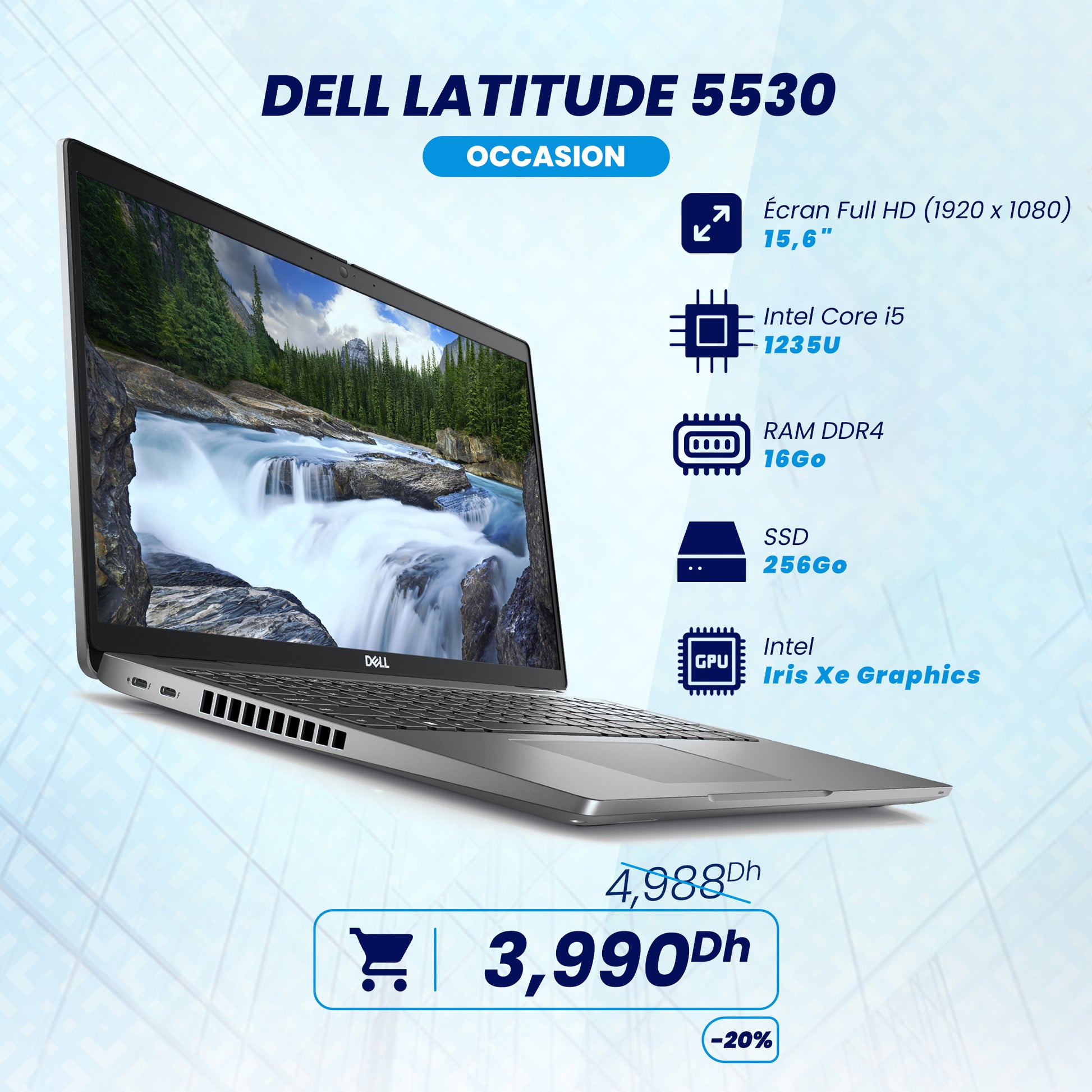 DELL Latitude 5530 Core i5 12ème Gen | Prix Maroc