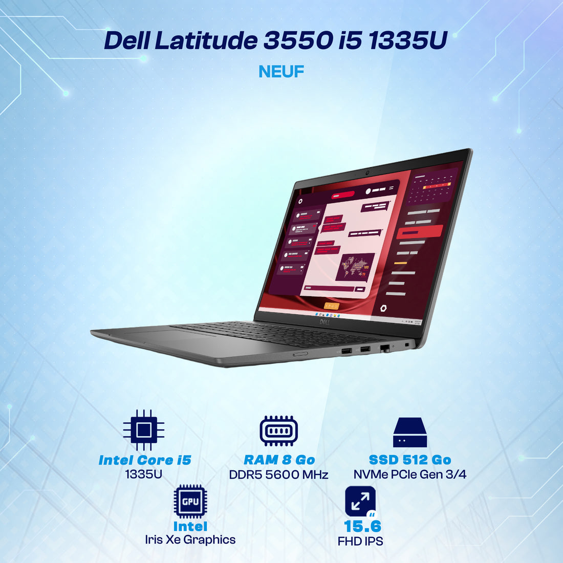 MAYDAN Laptop Creative Remaining 2026-09-29 - DL-LAT3550-I5