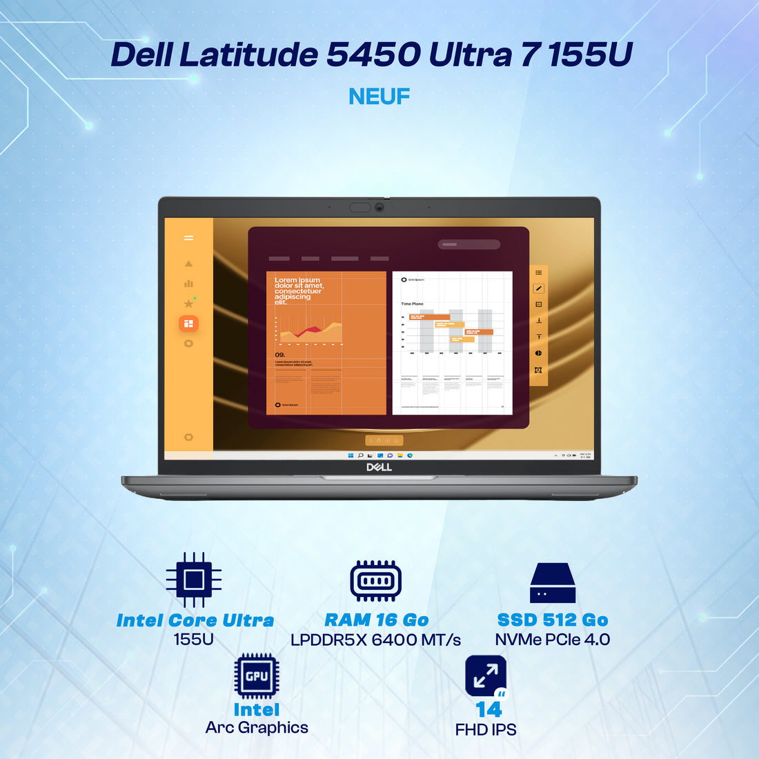 MAYDAN Laptop Creative Remaining 2026-09-29 - DL-LAT5450-U7-FD