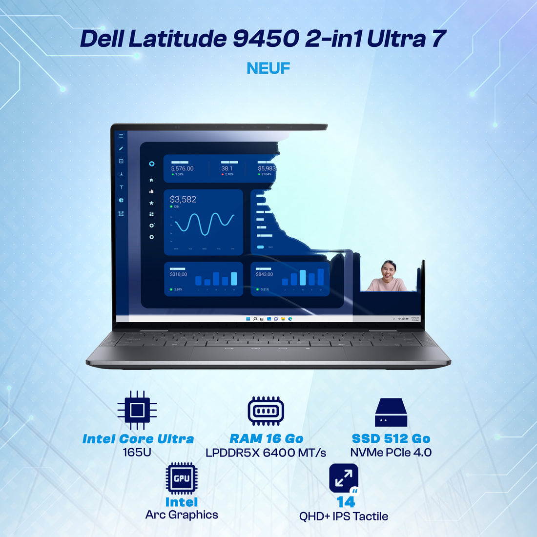 MAYDAN Laptop Creative Remaining 2026-09-29 - DL-LAT9450-2IN1