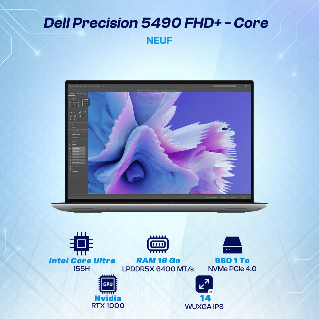 MAYDAN Laptop Creative Remaining 2026-09-29 - DL-PR5490-I7-W