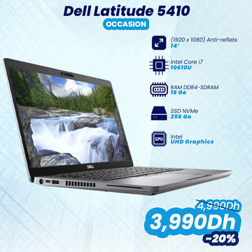 Dell Latitude 5410 Core i7 10ème Gen | Prix Maroc