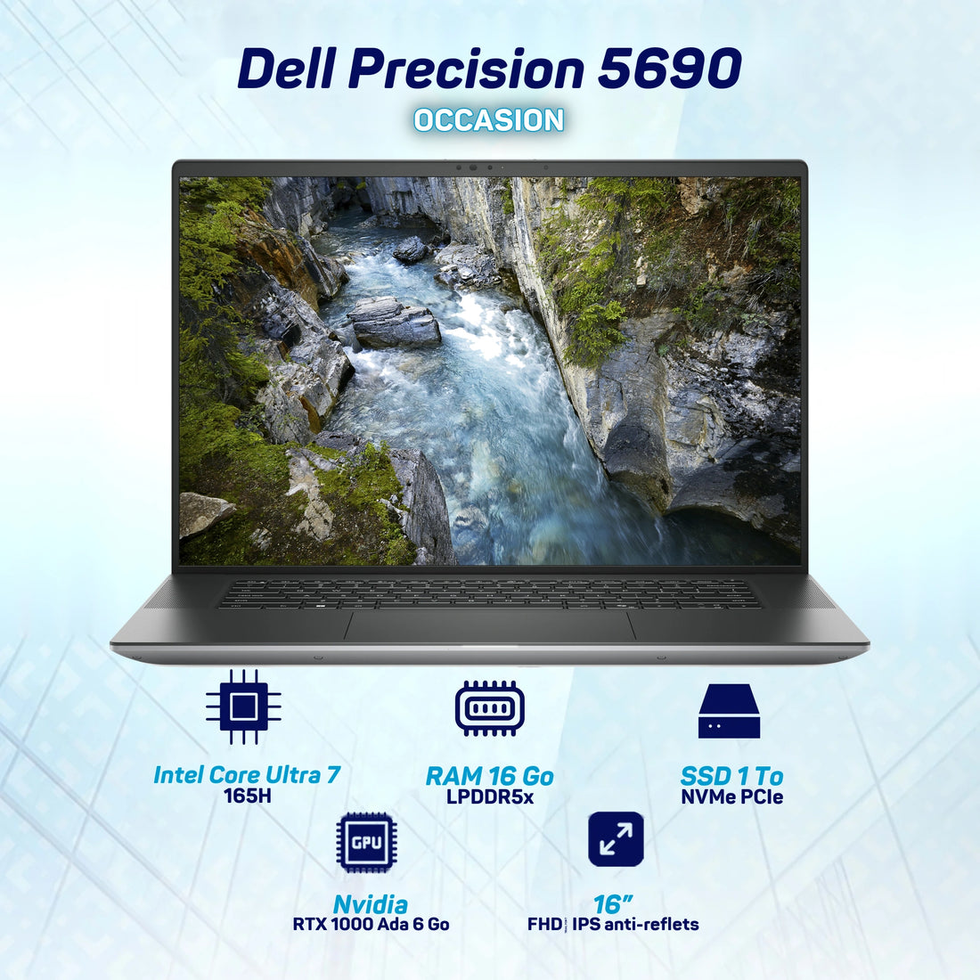 Dell Precision 5690 Ultra 7 165H RTX 1000 Ada - image principale Maydan