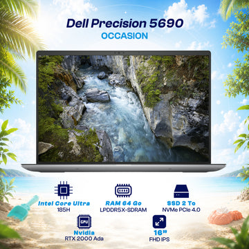 DELL Precision 5690 U9 185H NVIDIA RTX 2000 Ada 8 Go