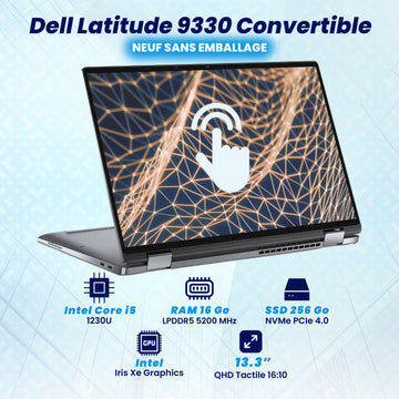 Dell Latitude 9330 Convertible 2-en-1 Core i5 12ème Gen