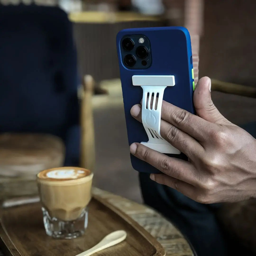 Goui Strap Magnétique Support de doigt pour iPhone - Blanc