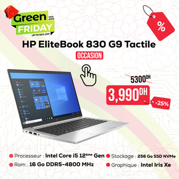HP EliteBook 830 G9 Tactile - Intel i5 12ème Gen