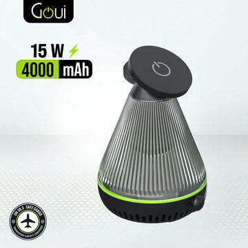 Goui Lantern Chargeur Sans Fil avec Lampe et Haut-Parleur