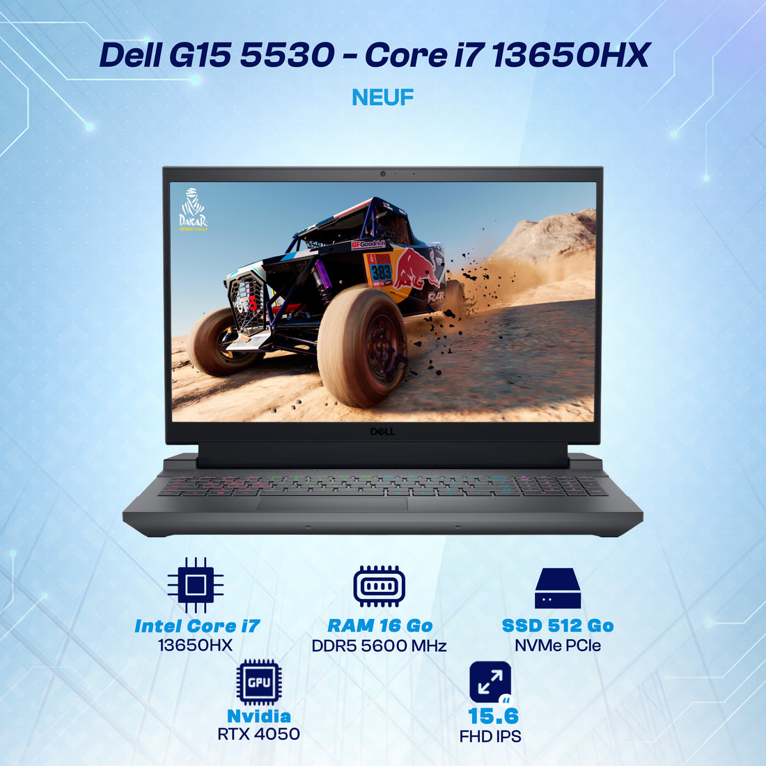 MAYDAN Laptop Creative Remaining 2026-09-29 - G15-I7-RTX4050-6GB
