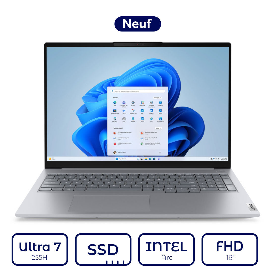 Lenovo ThinkBook 16 G8 IAL Intel Core Ultra 7 255H