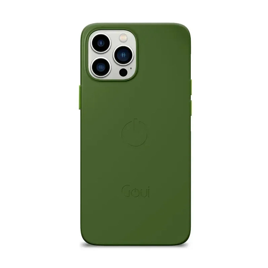 Goui Coque Magnetique iPhone 14 Pro couleur Vert Olive