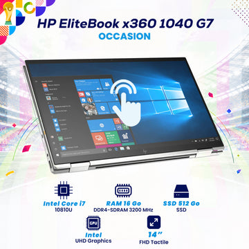 HP EliteBook x360 1040 G7 Intel Core i7 10ème Gen