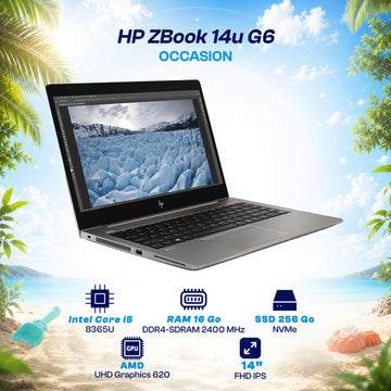 HP ZBook 14u G6 - Intel i5 8ème Gen