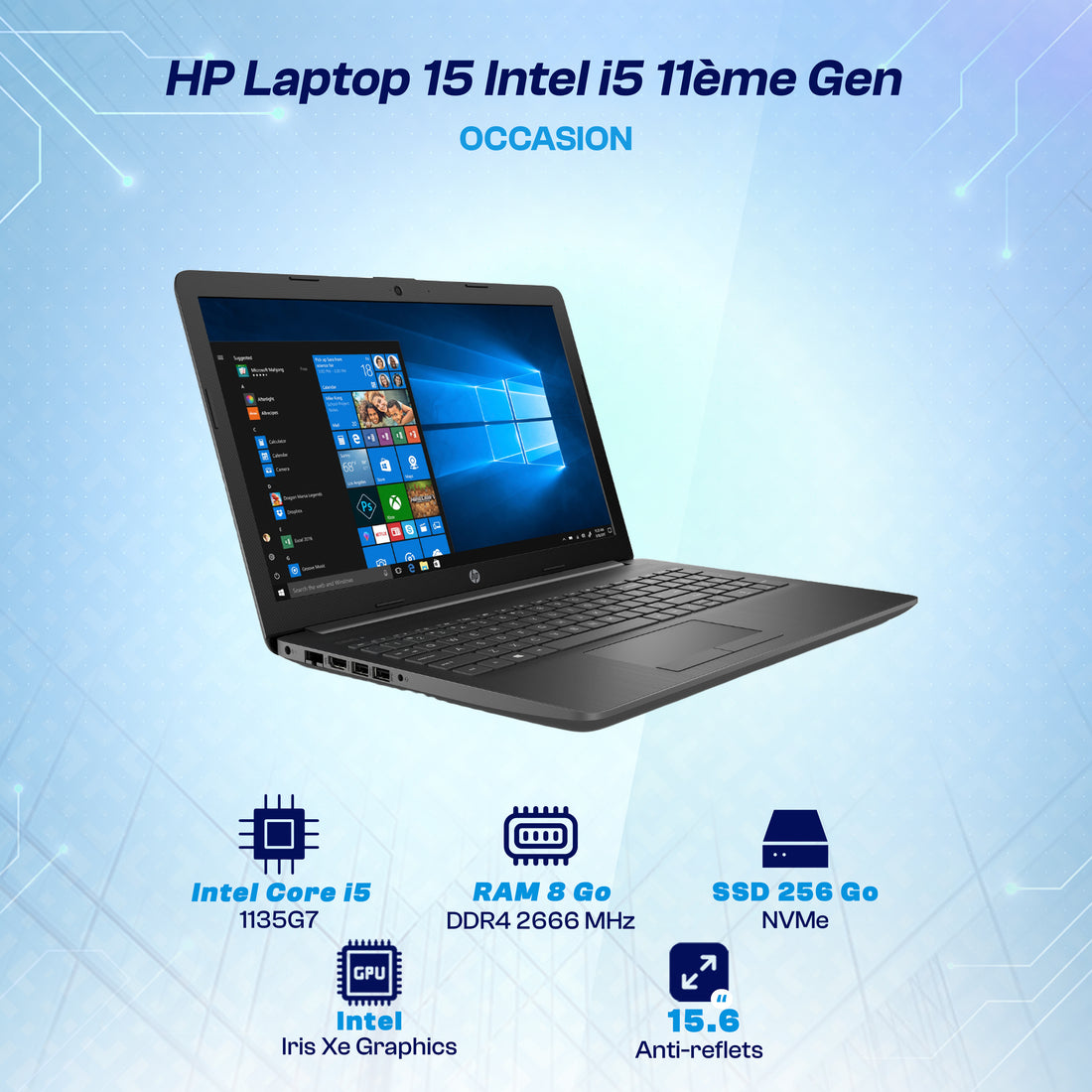 MAYDAN Laptop Creative Remaining 2026-09-29 - HP15I511NT-8S256