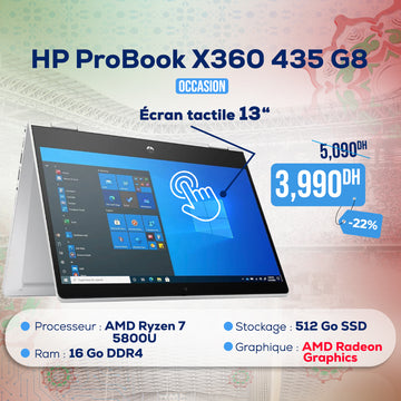 HP ProBook X360 435 G8 AMD Ryzen 7 Série 5