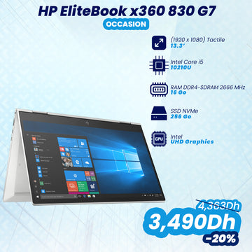 HP EliteBook x360 830 G7 Core i5 10ème Gen