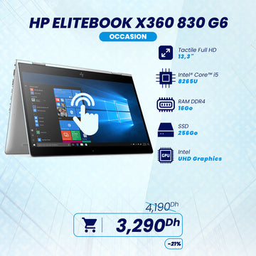 HP Elitebook X360 830 G6 Intel Core i5 8ème Gen
