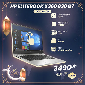 HP EliteBook x360 830 G7 Intel Core i5 10ème Gen