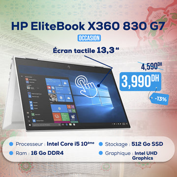 HP EliteBook X360 830 G7  Core i5 10ème Gen