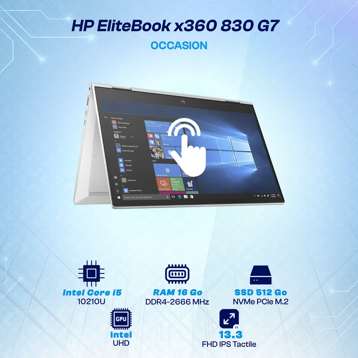 MAYDAN Laptop Creative 2026-09-29 - HPI5830G7X360TOUCH-16S512