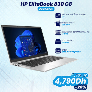 HP EliteBook 830 G8 Core i7 11ème Gen