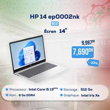 HP 14 ep0002nk Intel Core i5 13ème Gen