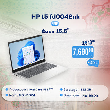 HP 15 fd0042nk Intel Core i5 13ème Gen
