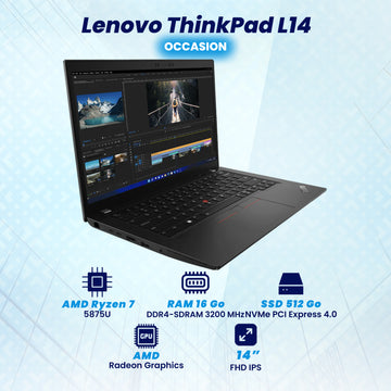 Lenovo ThinkPad L14 Ryzen 7 PRO 5875 AMD RADEON 2Go