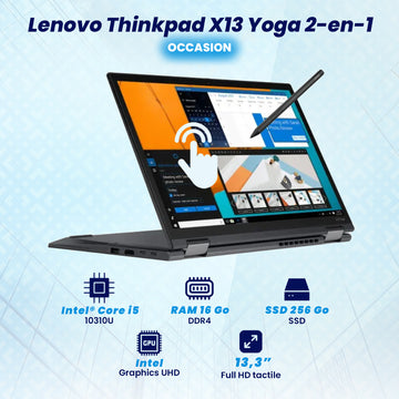 Lenovo Thinkpad X13 Yoga 2-en-1 Gen 1 Intel i5 10ème Gen