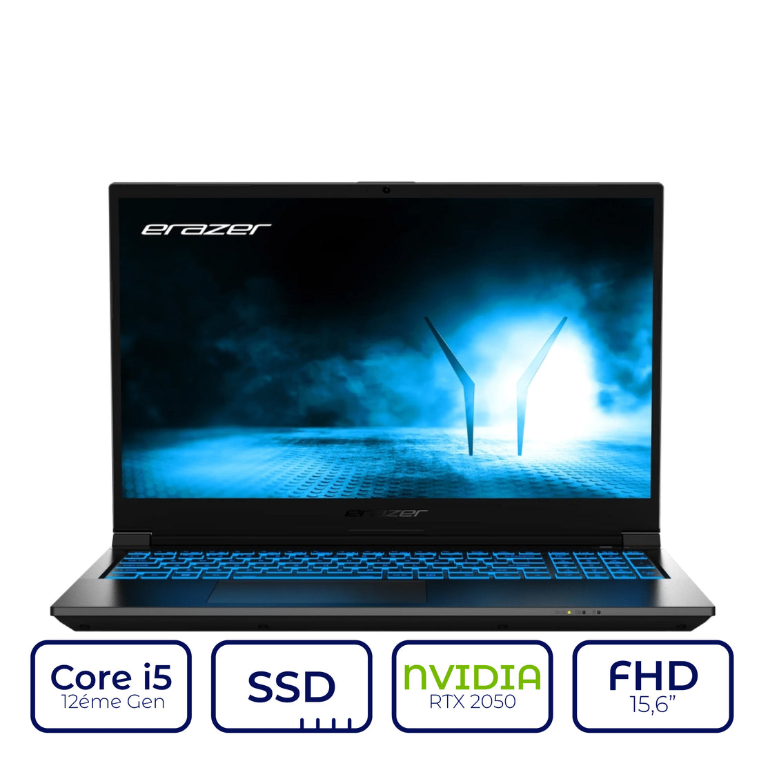 ERAZER Crawler E30e Core i5 12ème Gen RTX 2050 | Prix Maroc