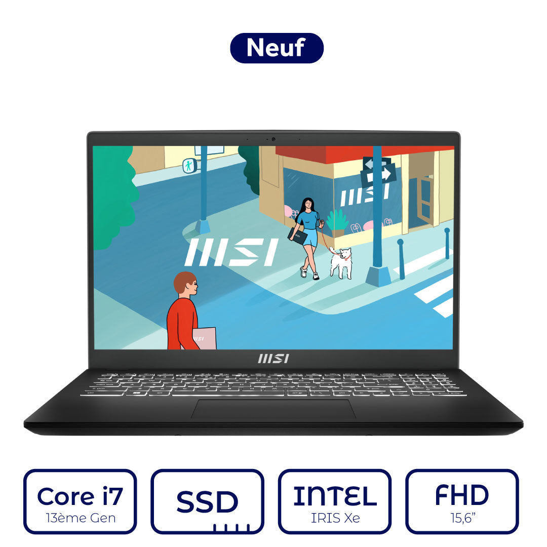 MSI MODERN 15 H B13M 261MA Core i7 13ème Gen