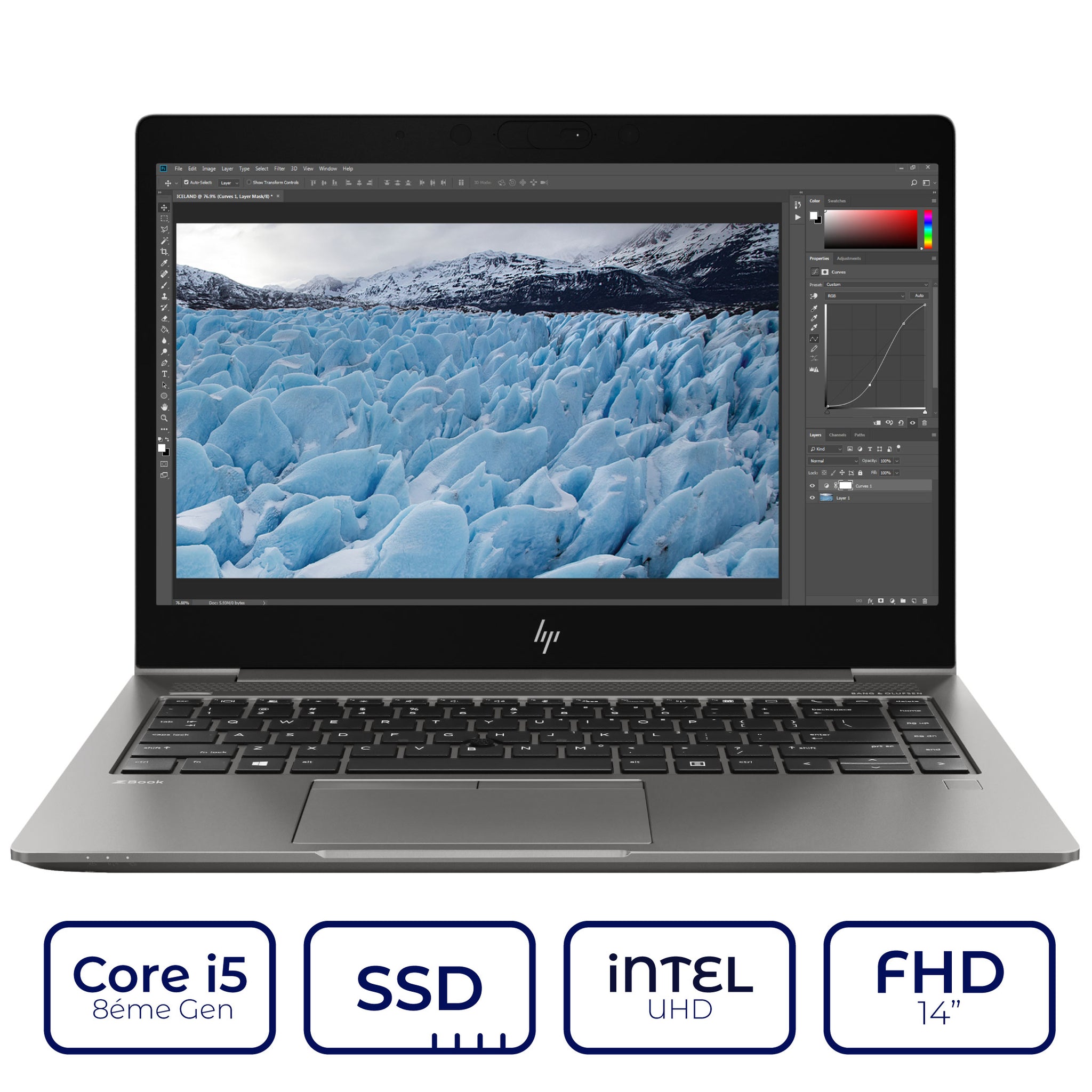 HP ZBook 14u G6 Intel Core i5 8ème Gen Mobile workstation